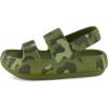 imageCUSHIONAIRE Kids Fuji sandal with adjustable strap and ComfortCamo