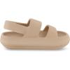 imageCUSHIONAIRE Kids Fuji sandal with adjustable strap and ComfortKhaki