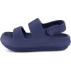 imageCUSHIONAIRE Kids Fuji sandal with adjustable strap and ComfortNavy