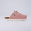 imageCUSHIONAIRE Kids Hana Cork footbed clog with Genuine Leather upper Faux Fur lining and ComfortPink
