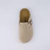 imageCUSHIONAIRE Kids Hana Cork footbed clog with Genuine Leather upper Faux Fur lining and ComfortStone Nubuck