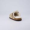 imageCUSHIONAIRE Kids Hana Cork footbed clog with Genuine Leather upper Faux Fur lining and ComfortTaupe