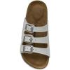 imageCUSHIONAIRE Kids Lela JR Cork footbed Sandal with ComfortWhite Matt