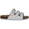imageCUSHIONAIRE Kids Lela JR Cork footbed Sandal with ComfortWhite Matt