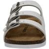 imageCUSHIONAIRE Kids Lela JR Cork footbed Sandal with ComfortWhite Matt