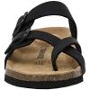 imageCUSHIONAIRE Kids Luna JR Cork footbed Sandal with ComfortBlack
