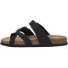 imageCUSHIONAIRE Kids Luna JR Cork footbed Sandal with ComfortBlack