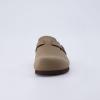 imageCUSHIONAIRE Mens Haze Genuine Suede Faux Fur Cork Footbed Clog with ComfortBrown Nubuck