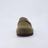imageCUSHIONAIRE Mens Haze Genuine Suede Faux Fur Cork Footbed Clog with ComfortOlive Nubuck