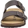 imageCUSHIONAIRE Mens Lane Cork footbed Sandal with Adjustable Buckle Straps ComfortBrown Nappa