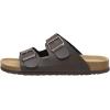 imageCUSHIONAIRE Mens Lane Cork footbed Sandal with Adjustable Buckle Straps ComfortBrown Nappa
