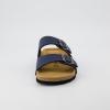 imageCUSHIONAIRE Mens Lane Cork footbed Sandal with Adjustable Buckle Straps ComfortNavy Nubuck