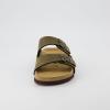 imageCUSHIONAIRE Mens Lane Cork footbed Sandal with Adjustable Buckle Straps ComfortOlive Nubuck