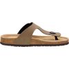 imageCUSHIONAIRE Mens Leah Cork footbed Sandal with ComfortBrown Nubuck
