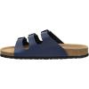 imageCUSHIONAIRE Mens LelaM Cork Footbed Sandal with ComfortNavy Nappa