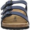 imageCUSHIONAIRE Mens LelaM Cork Footbed Sandal with ComfortNavy Nappa