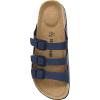 imageCUSHIONAIRE Mens LelaM Cork Footbed Sandal with ComfortNavy Nappa