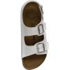imageCUSHIONAIRE Mens Leland Cork footbed Sandal with ComfortWhite Napa