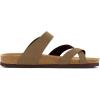 imageCUSHIONAIRE Mens LunaM Cork footbed Sandal with ComfortBrown Nubuck