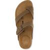 imageCUSHIONAIRE Mens LunaM Cork footbed Sandal with ComfortBrown Nubuck