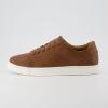 imageCUSHIONAIRE Mens Princeton lace up Sneaker with Comfort FoamBrown Tumbled