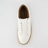 imageCUSHIONAIRE Mens Princeton lace up Sneaker with Comfort FoamWhiteGum