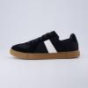 imageCUSHIONAIRE Mens Troy lace up Sneaker with Comfort FoamBlackWhite