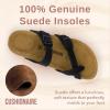 imageCUSHIONAIRE Womens Luna Cork Footbed Sandal With ComfortBlack