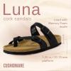 imageCUSHIONAIRE Womens Luna Cork Footbed Sandal With ComfortBlack