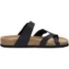 imageCUSHIONAIRE Womens Luna Cork Footbed Sandal With ComfortBlack Nappa