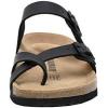 imageCUSHIONAIRE Womens Luna Cork Footbed Sandal With ComfortBlack Nappa