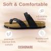 imageCUSHIONAIRE Womens Luna Cork Footbed Sandal With ComfortBlack Oily