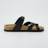 imageCUSHIONAIRE Womens Luna Cork Footbed Sandal With ComfortBlack Oily