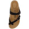 imageCUSHIONAIRE Womens Luna Cork Footbed Sandal With ComfortBlack Vegan Suede