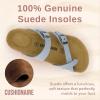 imageCUSHIONAIRE Womens Luna Cork Footbed Sandal With ComfortBlue Vegan Suede