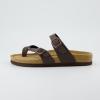 imageCUSHIONAIRE Womens Luna Cork Footbed Sandal With ComfortBrown Nappa