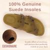 imageCUSHIONAIRE Womens Luna Cork Footbed Sandal With ComfortBrown Vegan Suede