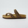 imageCUSHIONAIRE Womens Luna Cork Footbed Sandal With ComfortBrown Vegan Suede