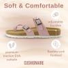 imageCUSHIONAIRE Womens Luna Cork Footbed Sandal With ComfortPink Vegan Suede