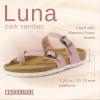 imageCUSHIONAIRE Womens Luna Cork Footbed Sandal With ComfortPink Vegan Suede