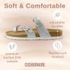 imageCUSHIONAIRE Womens Luna Cork Footbed Sandal With ComfortSilver