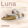 imageCUSHIONAIRE Womens Luna Cork Footbed Sandal With ComfortSilver