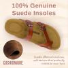 imageCUSHIONAIRE Womens Luna Cork Footbed Sandal With ComfortWhiskey