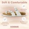 imageCUSHIONAIRE Womens Luna Cork Footbed Sandal With ComfortWhite