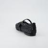 imageCUSHIONAIRE Womens Weston Woven Mary Jane Flat Memory Foam Wide Widths AvailableBlack Woven