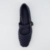 imageCUSHIONAIRE Womens Weston Woven Mary Jane Flat Memory Foam Wide Widths AvailableNavy Woven