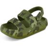 imageCUSHIONAIRE Kids Fuji sandal with adjustable strap and ComfortCamo