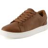 imageCUSHIONAIRE Mens Princeton lace up Sneaker with Comfort FoamBrown Tumbled