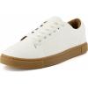imageCUSHIONAIRE Mens Princeton lace up Sneaker with Comfort FoamWhiteGum