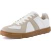 imageCUSHIONAIRE Mens Troy lace up Sneaker with Comfort FoamWhiteGrey